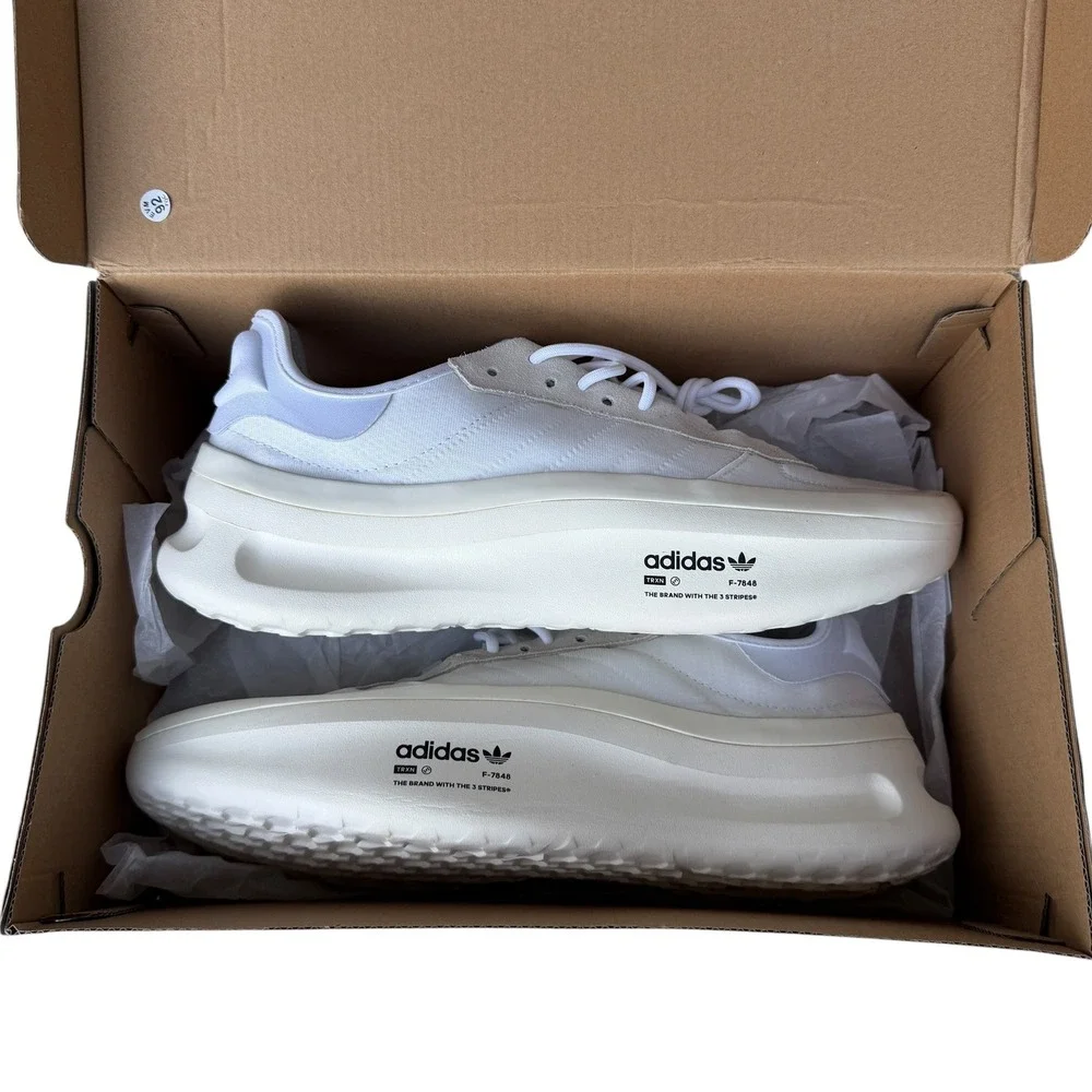 adidas adiFOM TRXN Men Size 13 White New IG7920 Chunky Sneakers